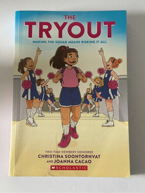 Scholastic The Tryout Graphic Novel Book Like New